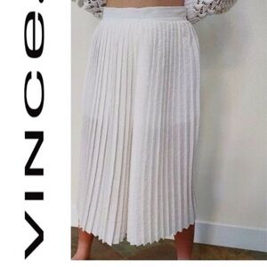 VINCE pleated skirt/pants